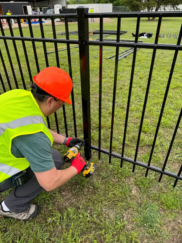 ornamental fence installation