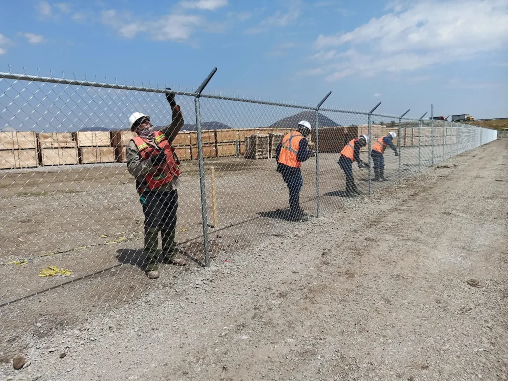 chain link fence installation